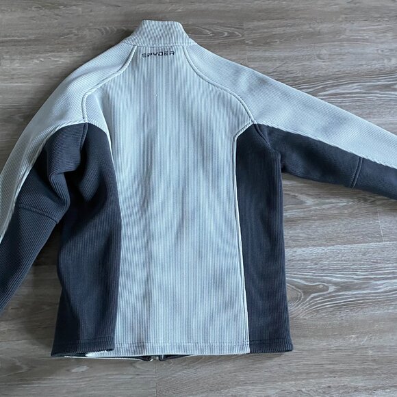 Spyder Foremost Full Zip Heavyweight Chunky Stryke Fleece Sport Sweater Jacket L - Picture 2 of 12